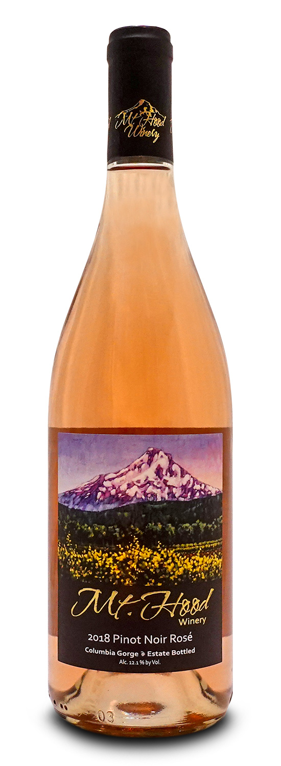 Mt. Hood Winery offers a broad selection of wines and Mt. Hood views